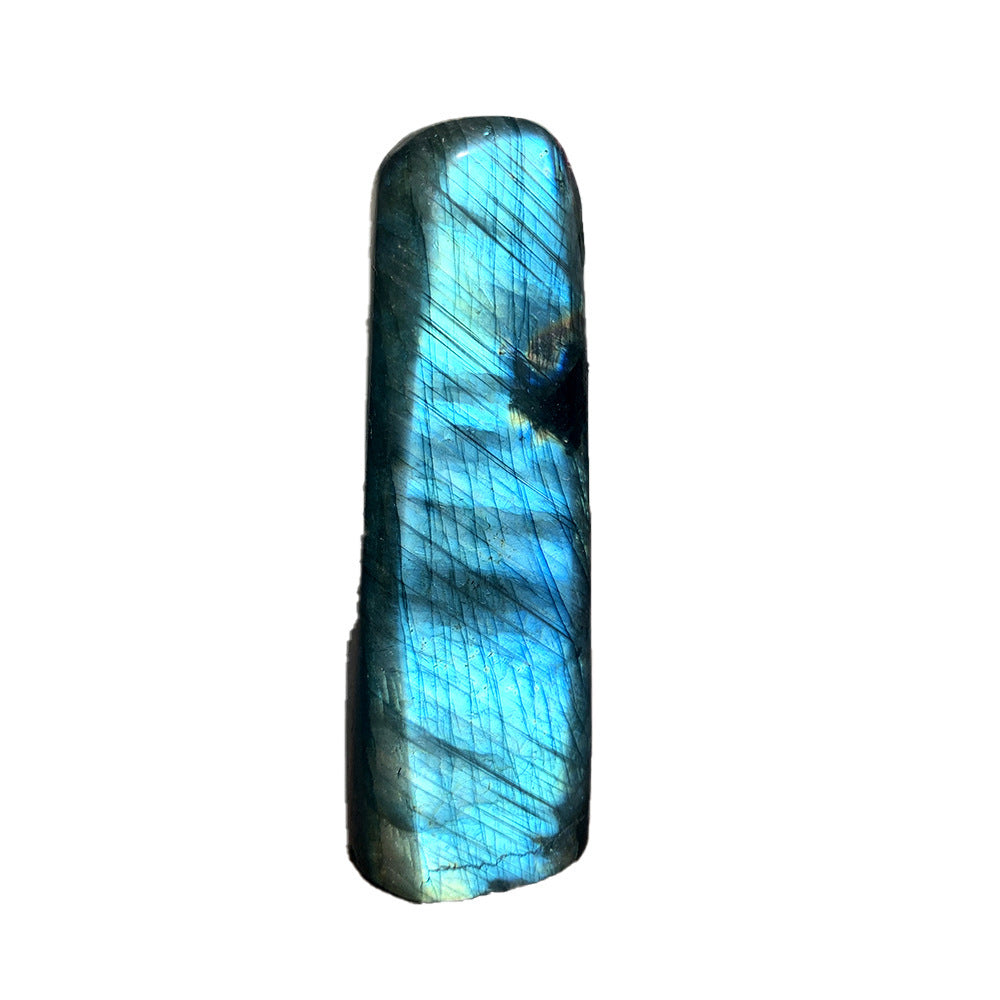 Polished Blue Moonstone Follow-up Home Desktop Office Decorations