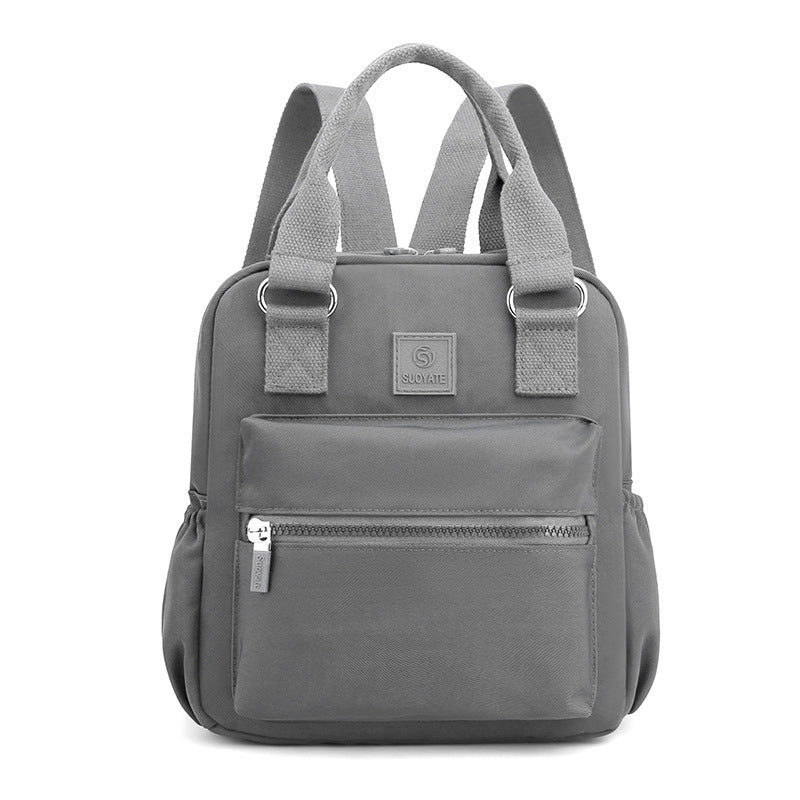 Sac à dos couleur unie femme nouvelle mode