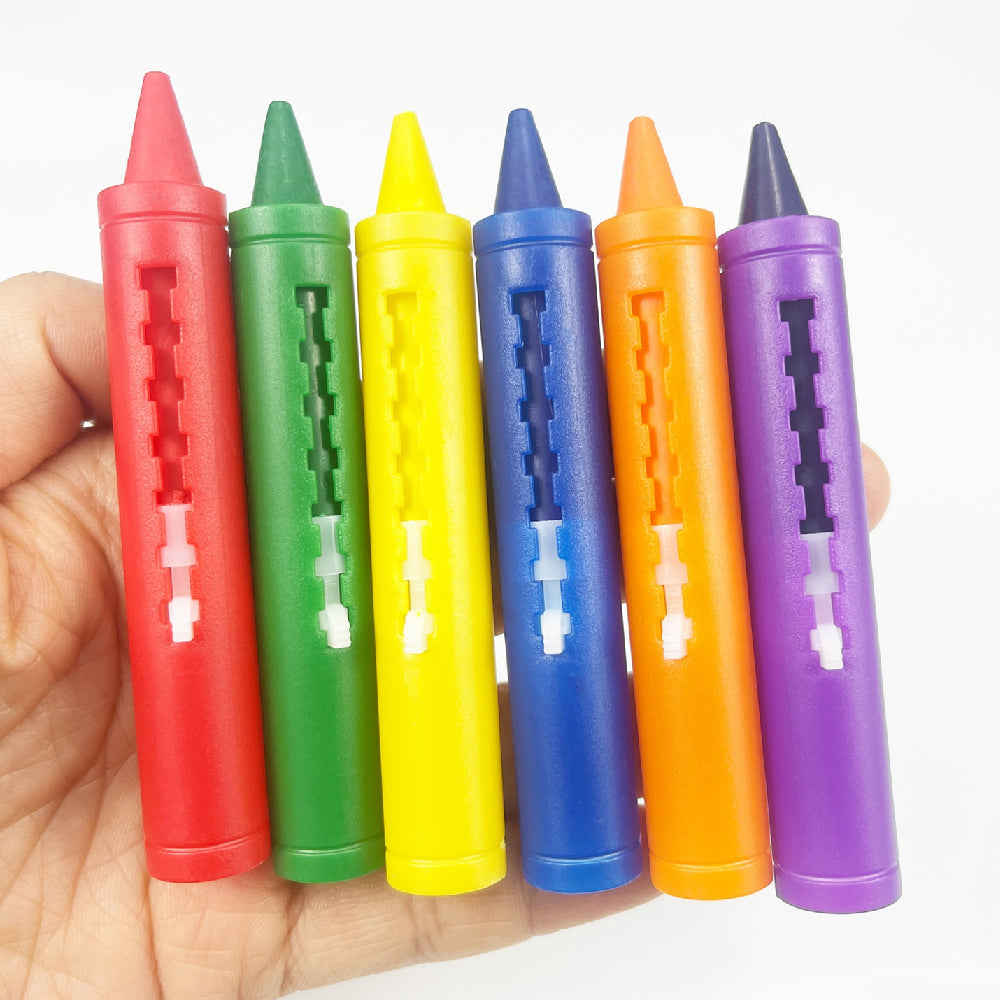 Washable Push-and-pull Rod Bathroom Children's Crayons