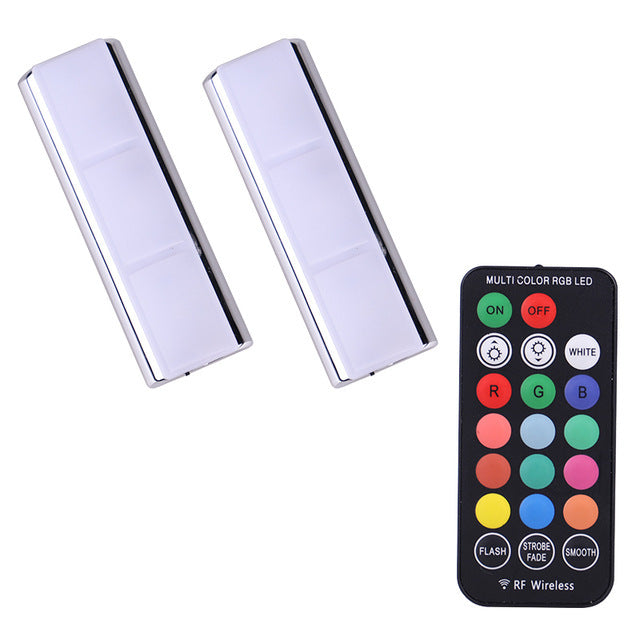 Lampe d'ambiance de voiture Lumière d'ambiance LED magnétique sans fil pour l'aménagement intérieur de voiture