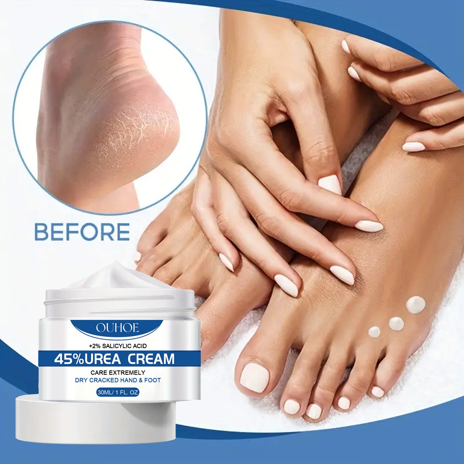 Hand And Foot Neck Cream Moisturizing Exfoliating Anti-heel