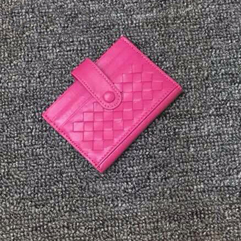 Women's Multi-card Thin Folding Sheepskin Wallet