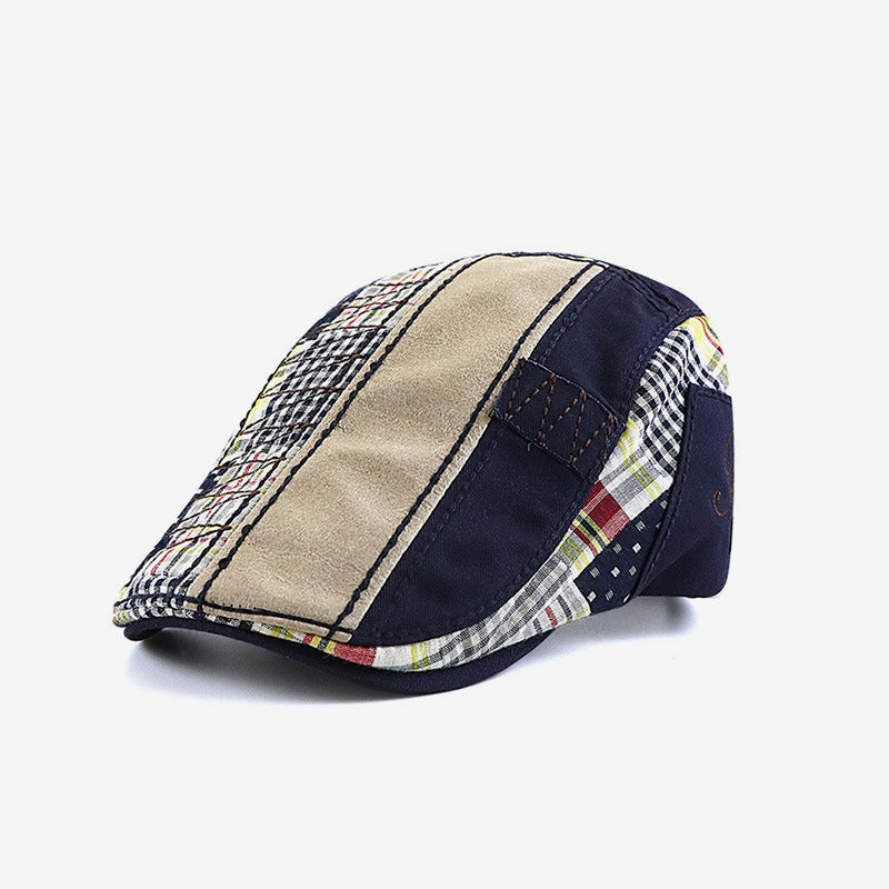 Casquette plate décontractée britannique européenne et américaine pour hommes