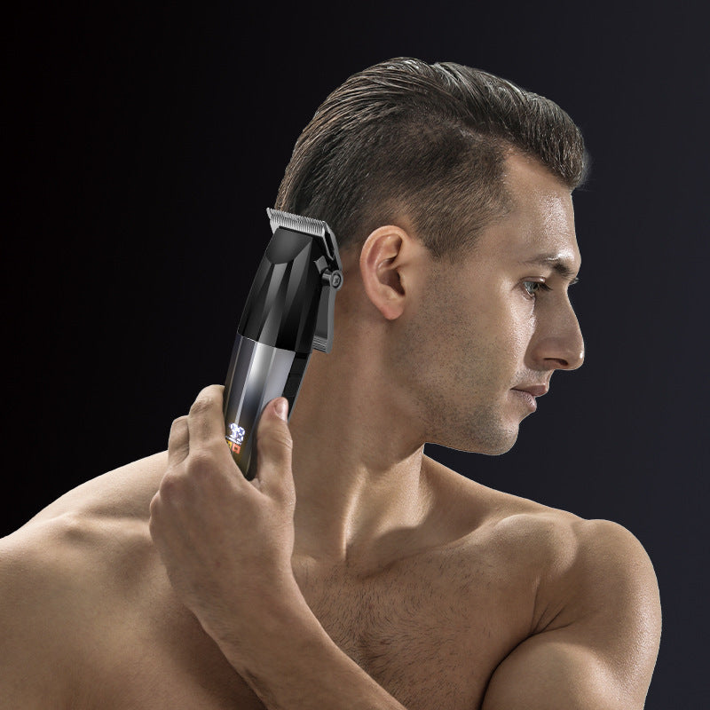 LCD Digital Display High Power Electric Hair Clipper Hair Salon Household Men