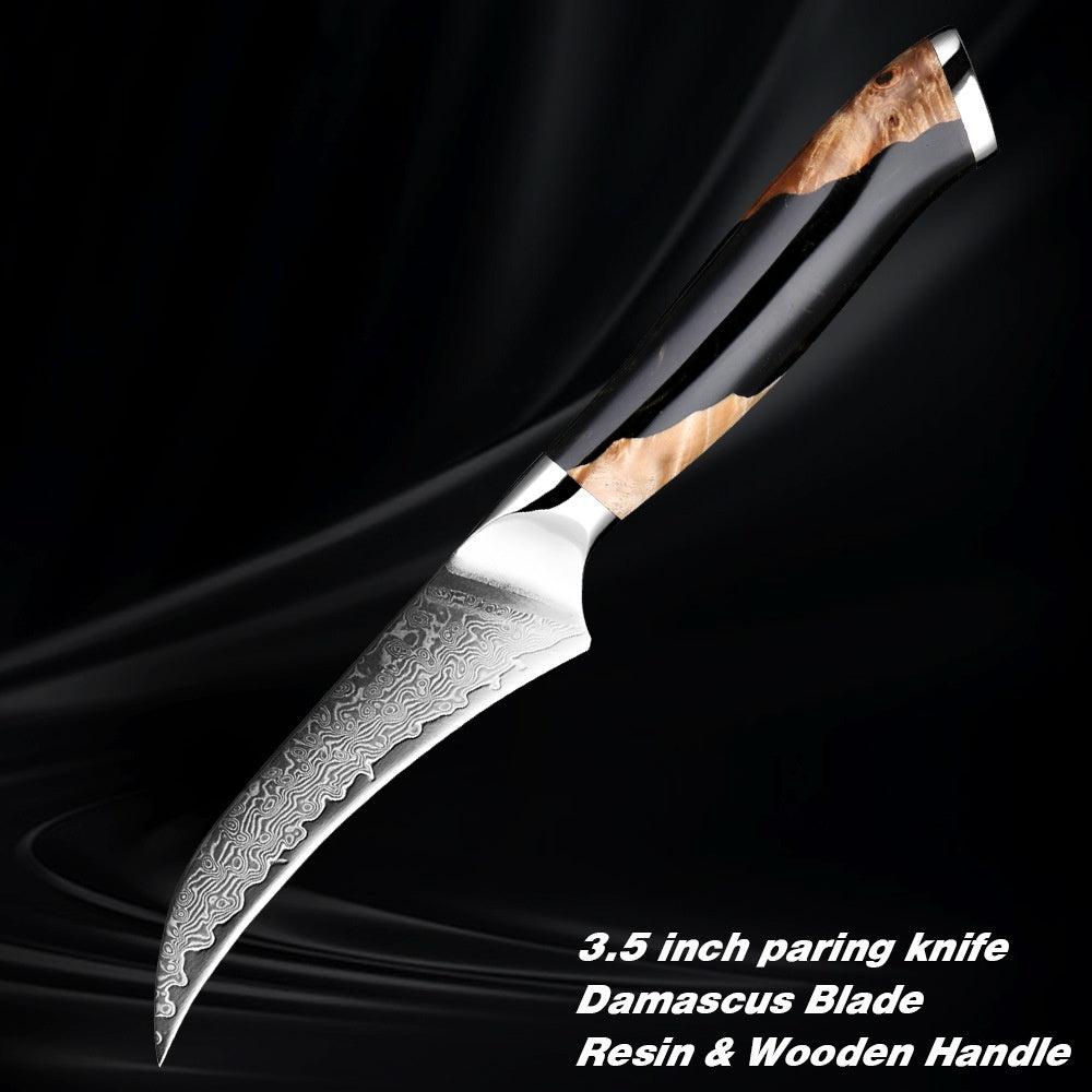 Couteau de chef en acier de Damas Couteaux de cuisine professionnels