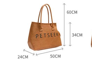Sac à bandoulière portable pour chat et chien pour les sorties