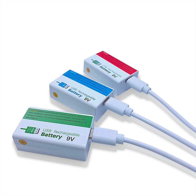 Batterie rechargeable lithium-ion 9V pour multimètre