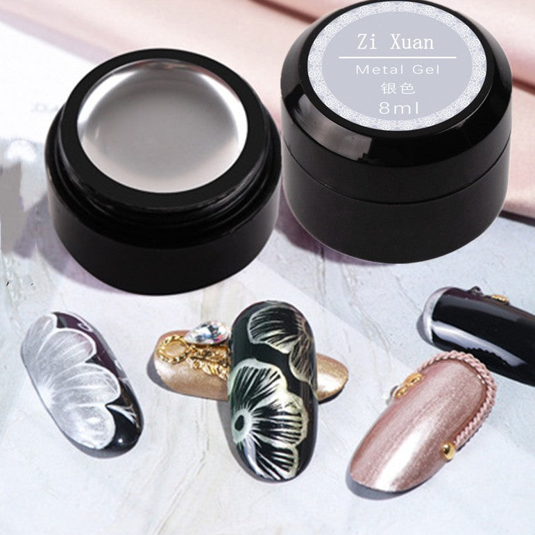 Colle Métallique Vernis à Ongles Japonais UV