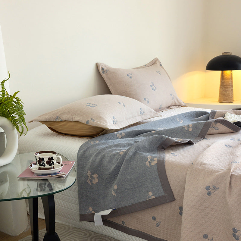 Breathable Pure Cotton Double-layer Yarn Soft Bedding