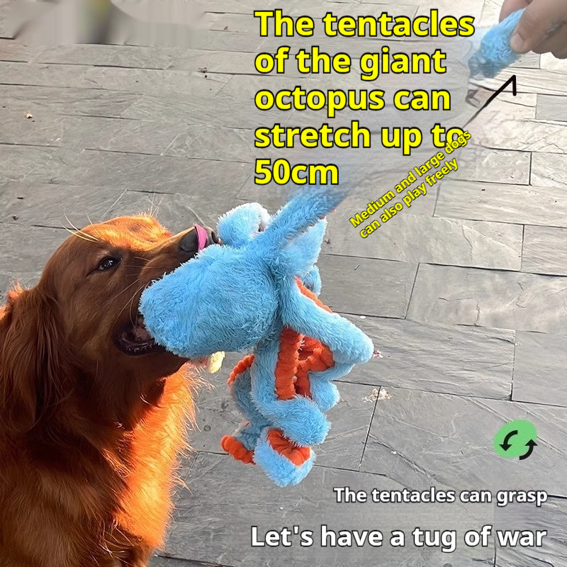 Jouet interactif à tirer pour chiens moyens à grands