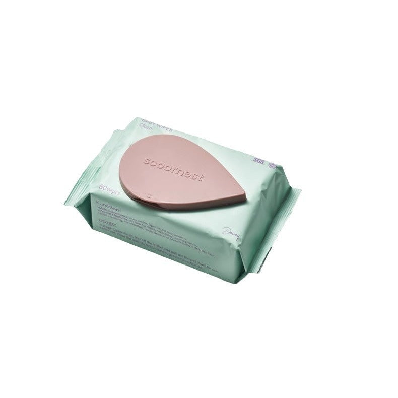 Lingettes humides pour bébés, spéciales nouveau-nés, pour mains, bouche et fesses, lingettes pour enfants, 80 lingettes, grand sac, format familial économique