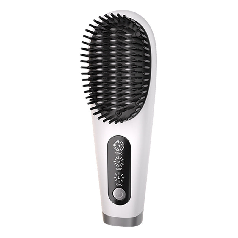 Lisseur portable sans fil et sans dommage pour les cheveux à anions électriques