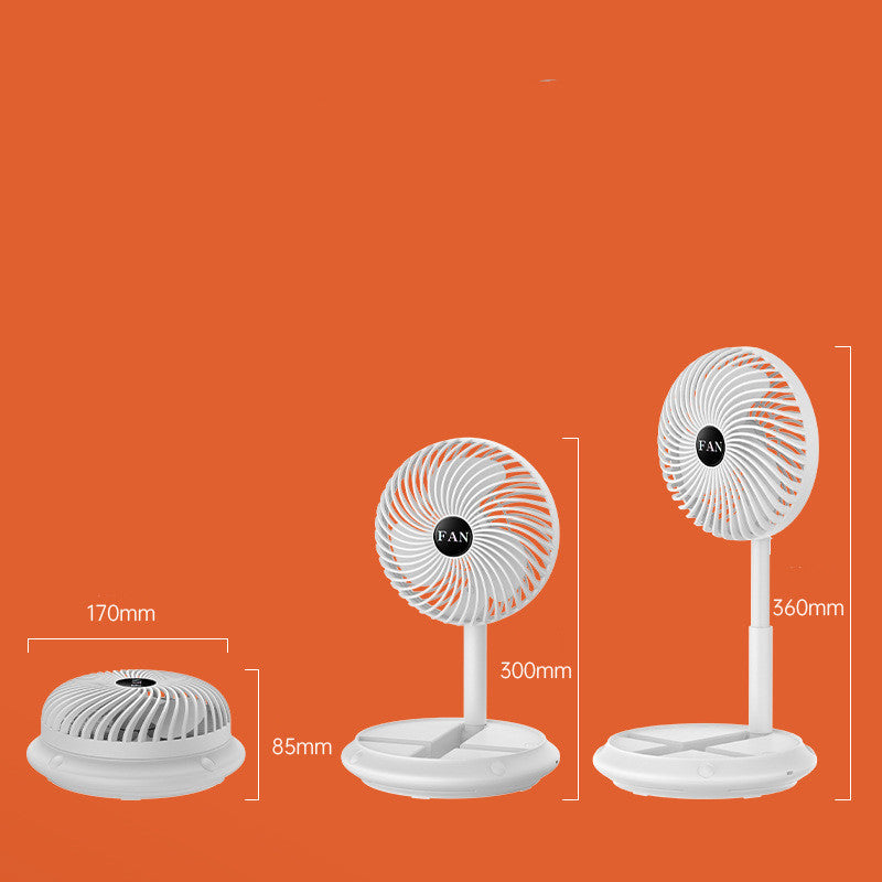 Fashionable Folding Fan Student Dormitory USB Charging