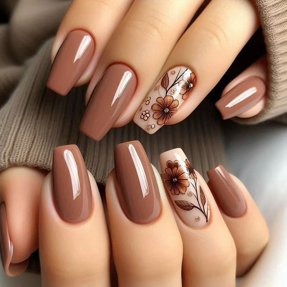 Ongles à coller haut de gamme faits à la main, style "Hot Girl"