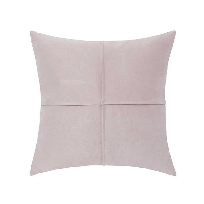 Simple Ins Style Sofa Suede Pillow Cover