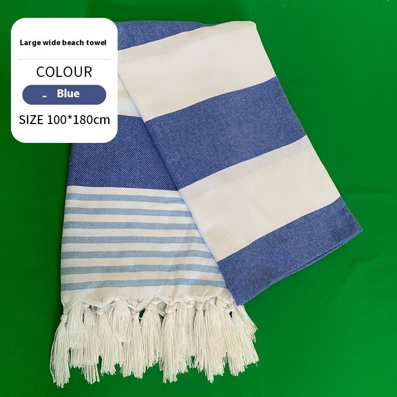 Blype Tassel Plus-sized Thick Absorbent Bath Towel