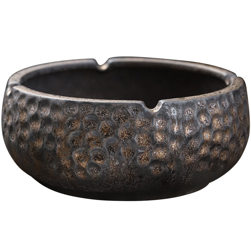 Living Room Household Desktop Creative Antique Ashtray Grey