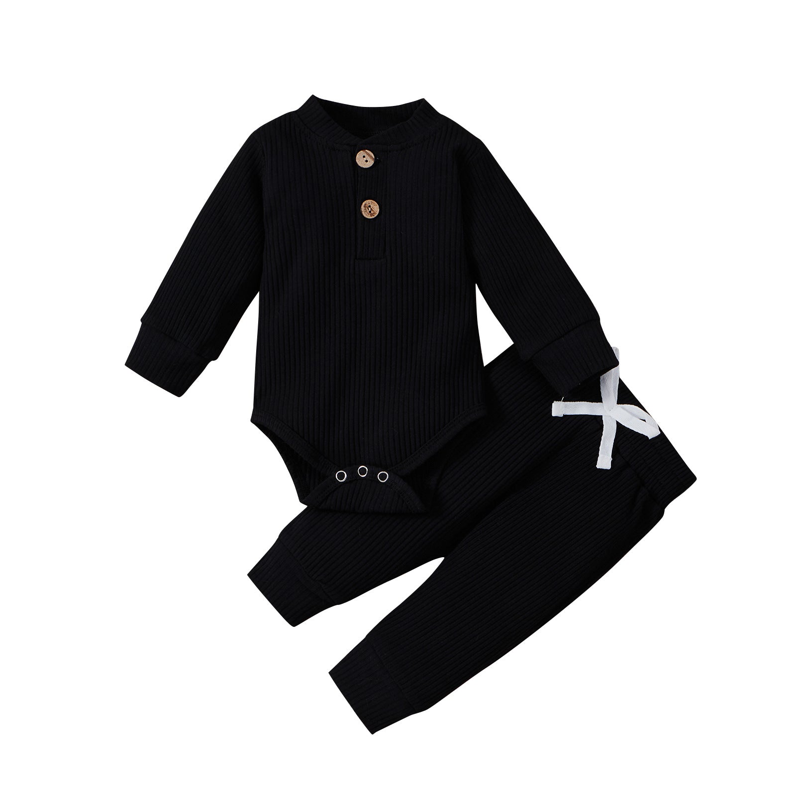 Infant Cotton Long-sleeved Jumpsuit Trousers Suit