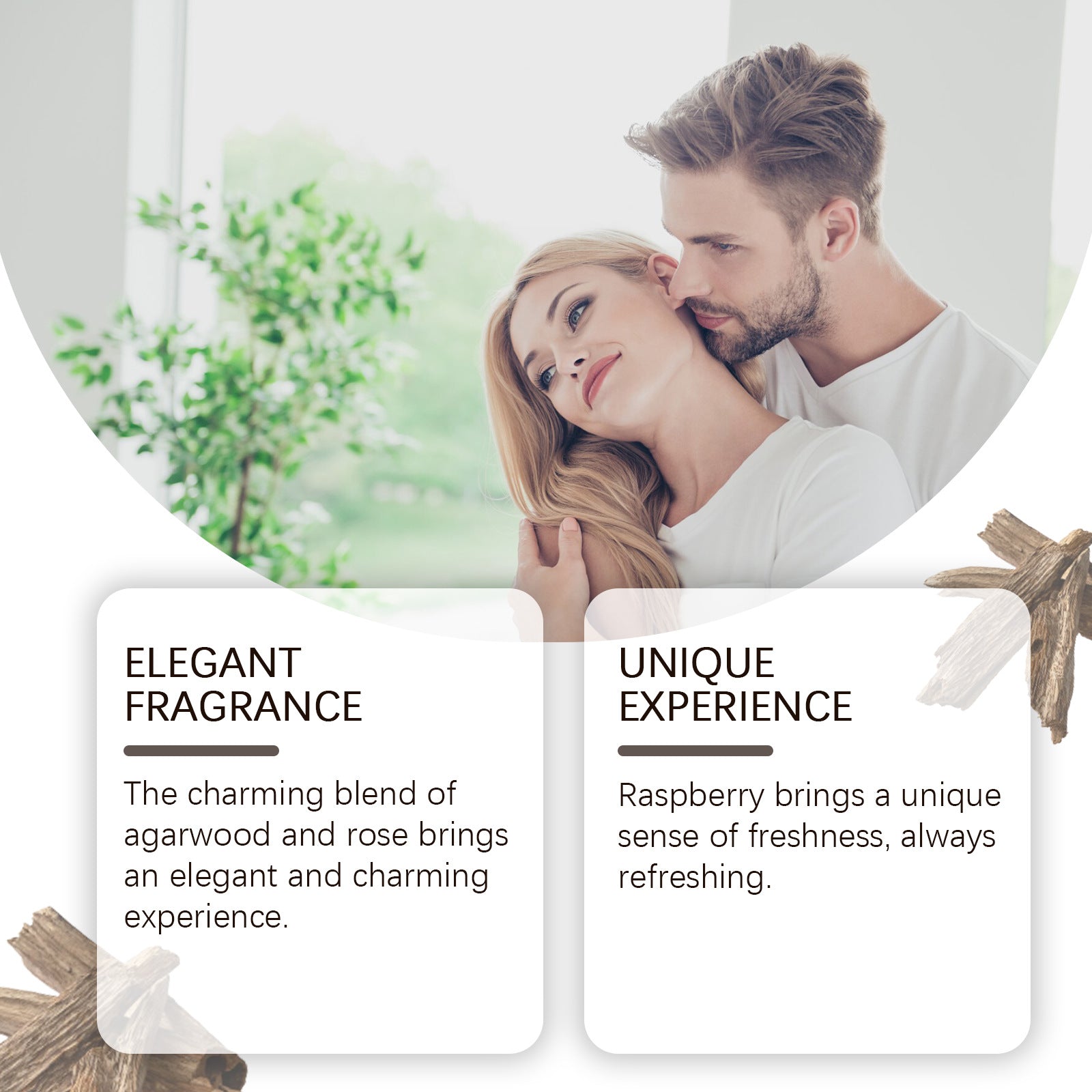 Eau de toilette Eaglewood portable longue durée