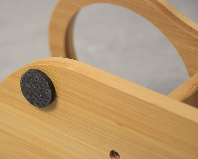 Gamelle Verticale Amovible en Bois avec Protection du Cou pour Animaux