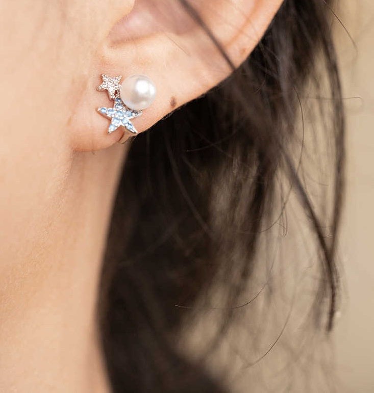 Comfortable And Painless Asymmetric Design Texture Student Clip-on Love Heart Stud Earrings