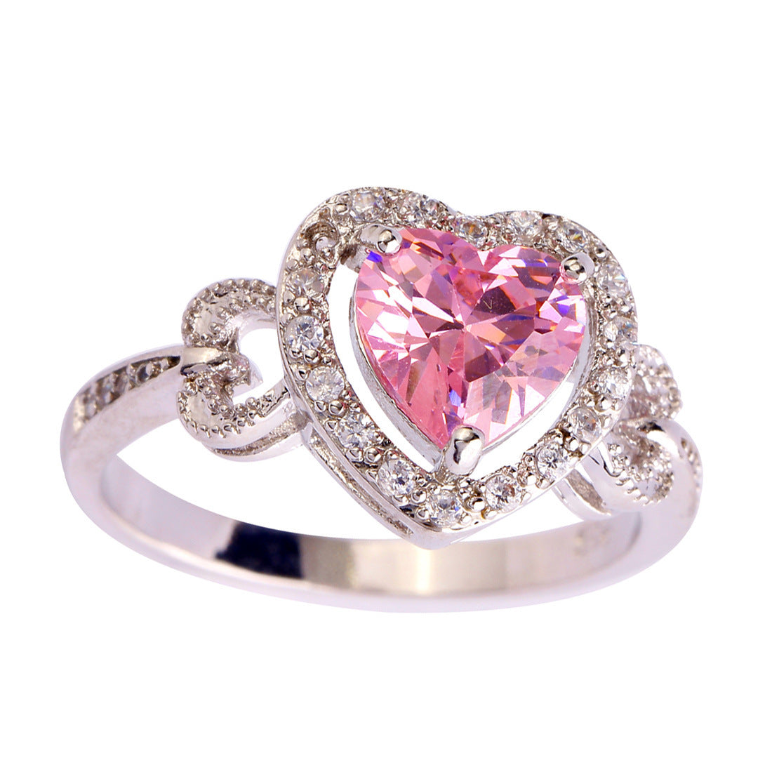 Women's Fashion Trend Electroplated Zircon Ring