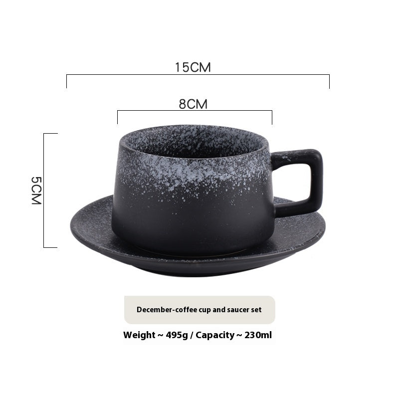 Ensemble Tasse et soucoupe en céramique pour le thé de l'après-midi