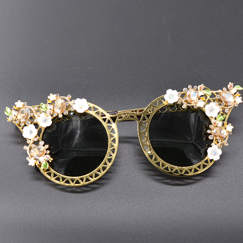 Lunettes de soleil de plage vent d'été fille personnalisée