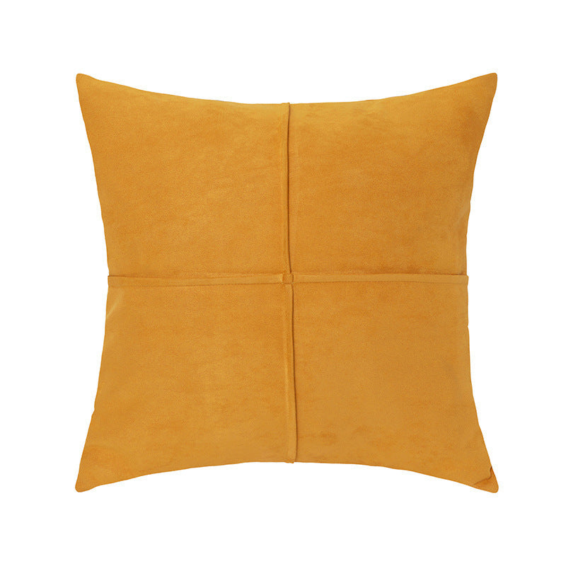 Simple Ins Style Sofa Suede Pillow Cover