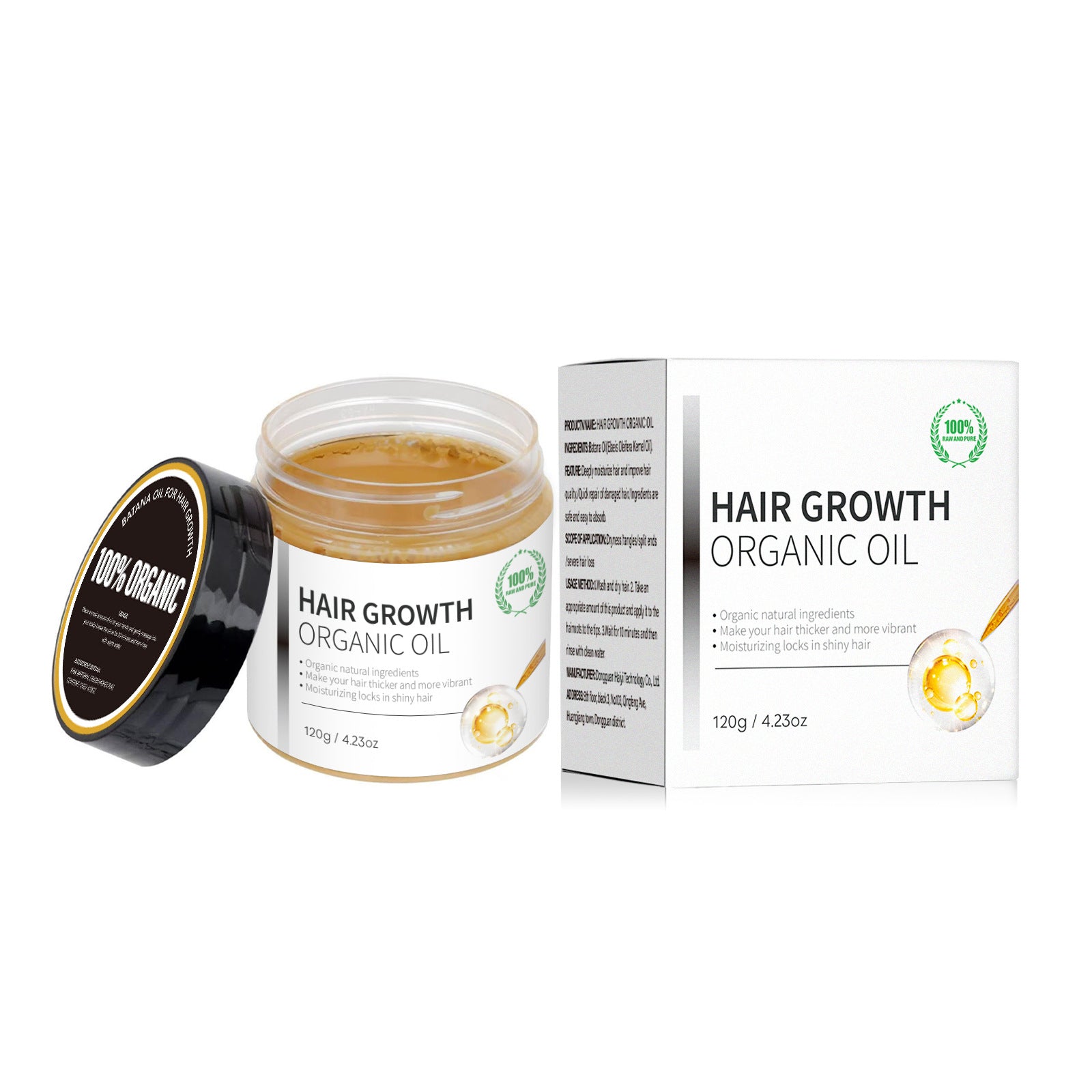 Masque Capillaire Batana Doux Nourrissant Réparateur Cheveux Secs