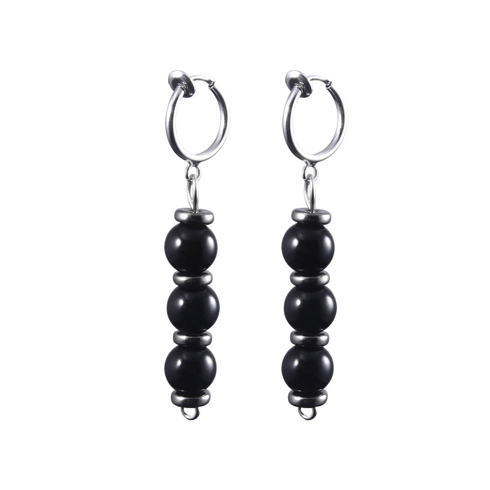 Boucles d'oreilles géométriques simples et tendance pour hommes et femmes