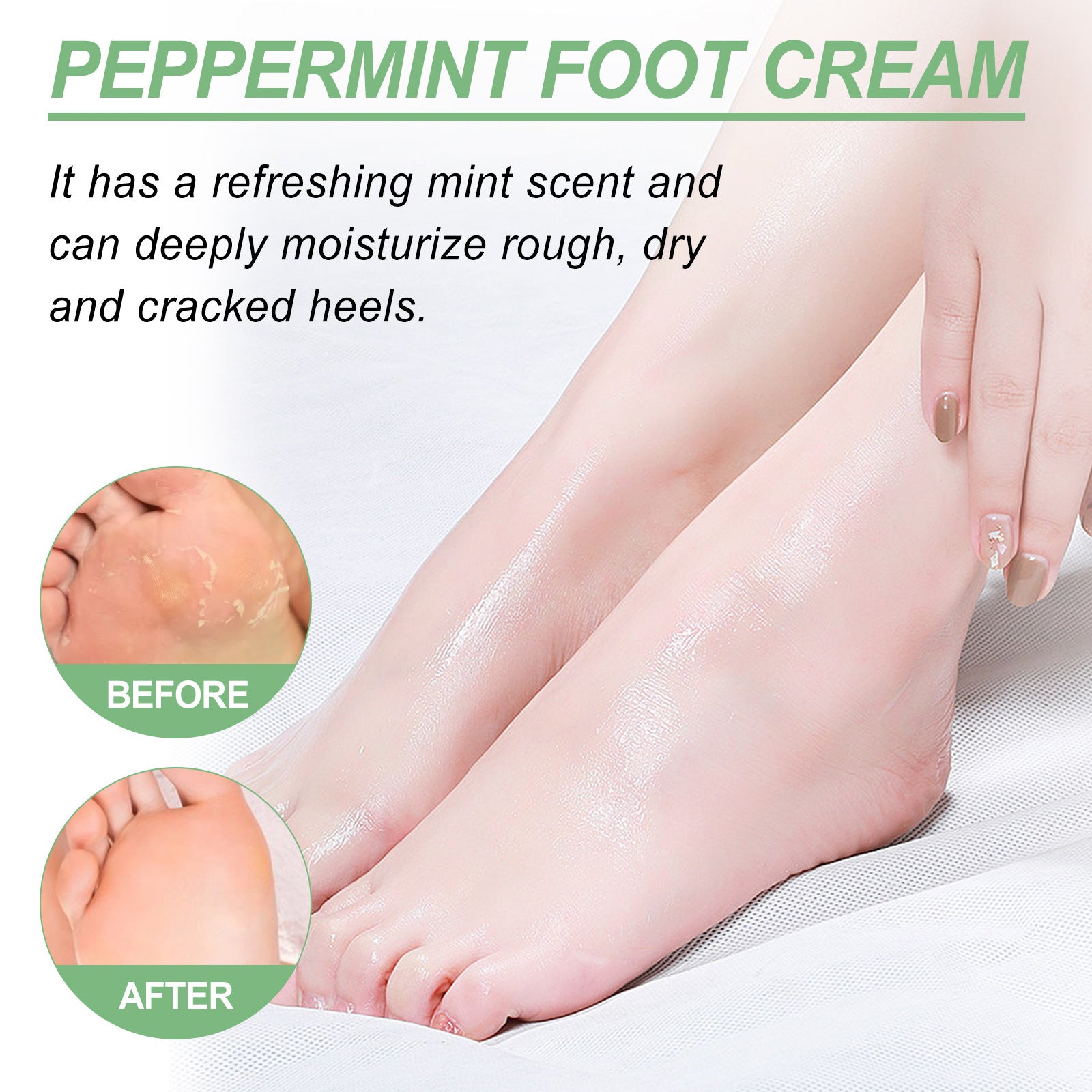 Crème anti-gerçures et anti-desquamation pour les pieds et le cou