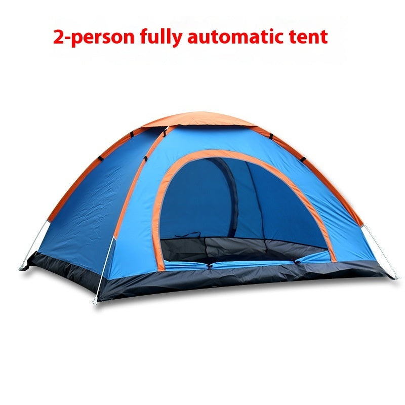 Tente de camping automatique double porte multi-personnes