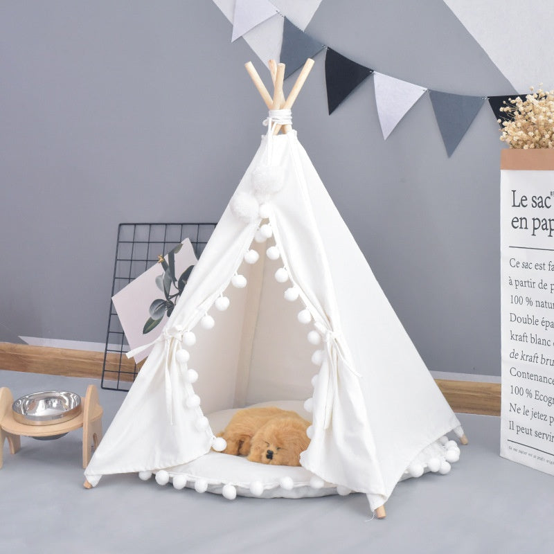 Tente pour animaux Amovible et lavable Universelle quatre saisons Niche pour chien et chat