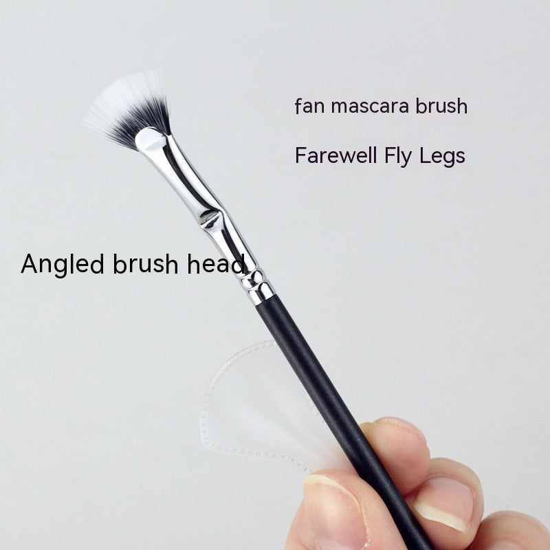 Brosse à Mascara en Poudre à Pois en Forme d'Éventail