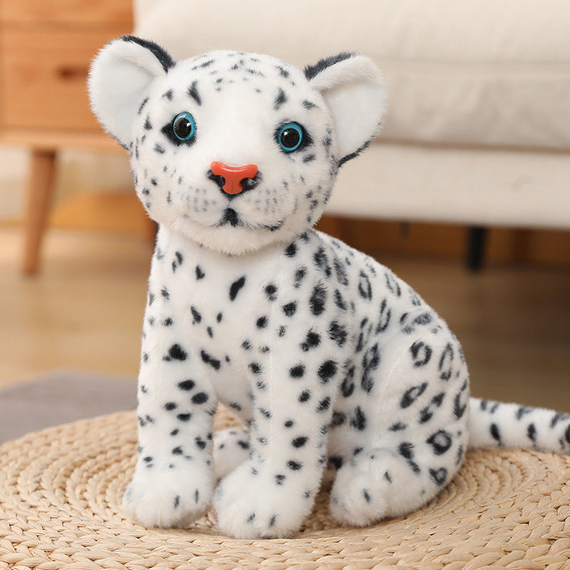 Jouets en peluche de léopard des neiges Fashion Squat