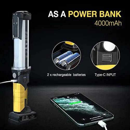 LED Auto Repair Light Strong Light Magnetic Charging