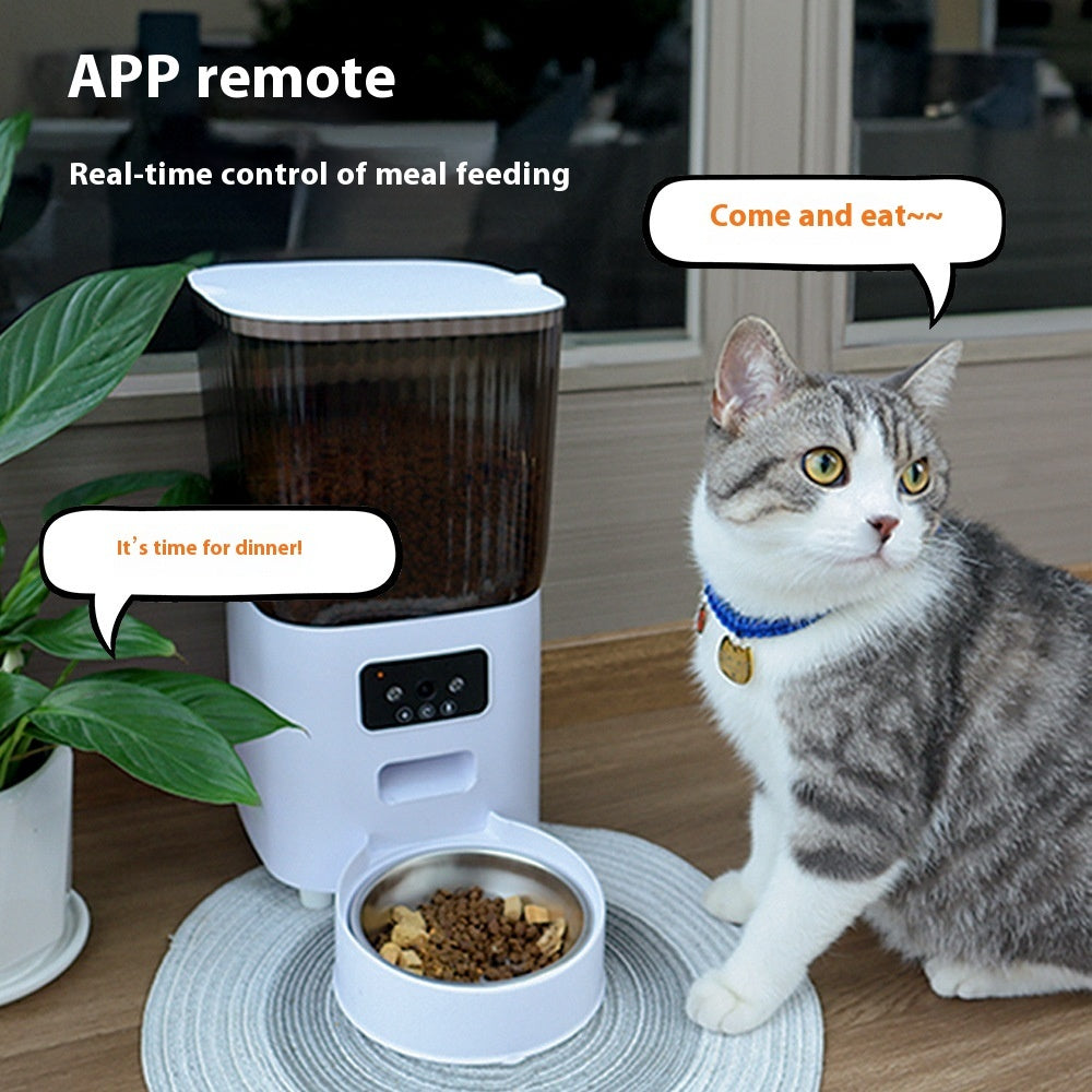Distributeur automatique de nourriture pour animaux de compagnie 5L