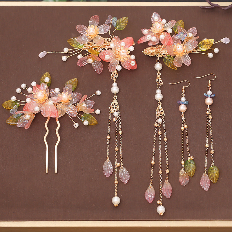 Accessoires Hanfu Pince à Cheveux Latérale pour Femme