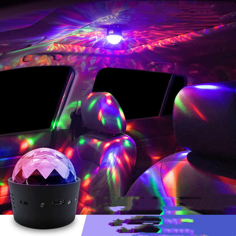 Lumière d'ambiance de voiture à chargement USB de personnalité à la mode