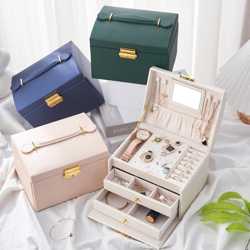 Multi-layer Drawer Jewelry Box Large Capacity Storage
