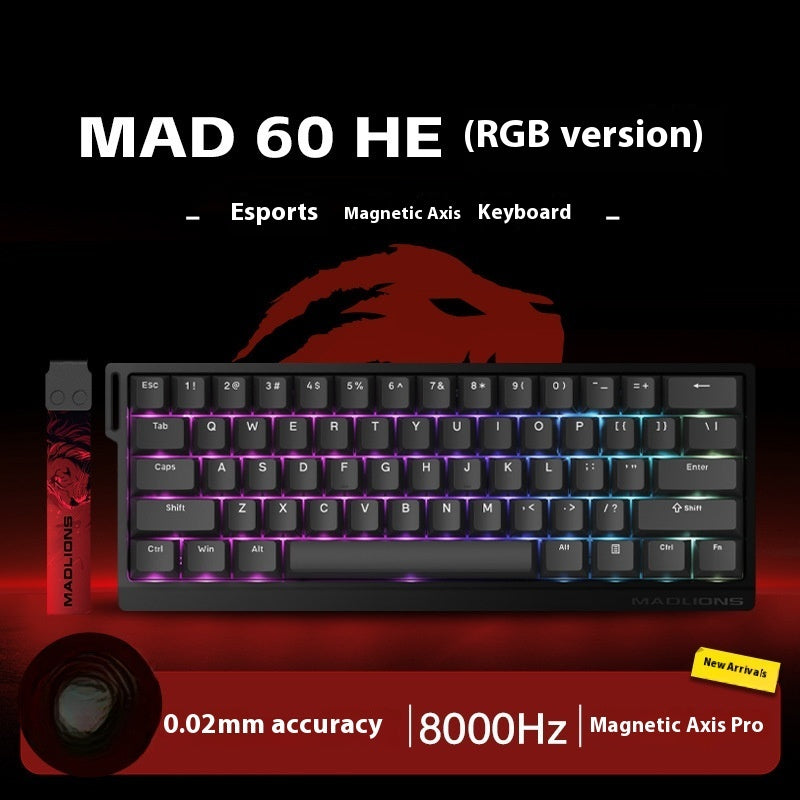 MAD6068 HE Mad68pro E-sports Magnetic Axis Keyboard