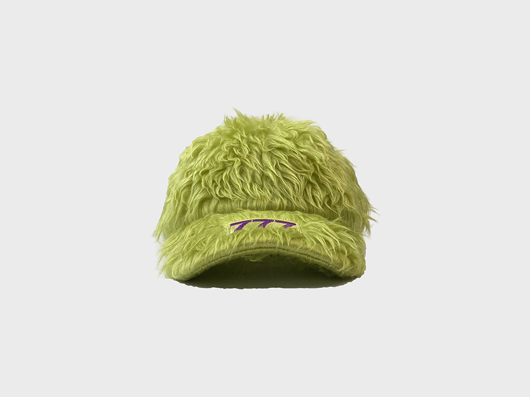 Casquette de baseball en peluche pour femmes, chaude et tendance