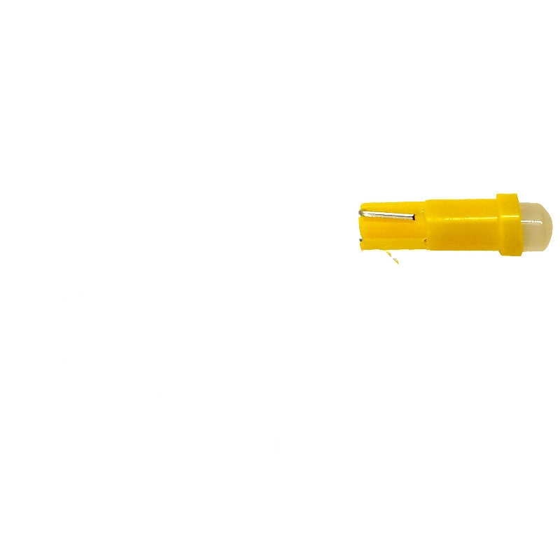 Ampoule de voiture en céramique T5, éclairage d'instrumentation LED, maquillage, T5 1SMD 3D, astigmatisme COB, voyant lumineux