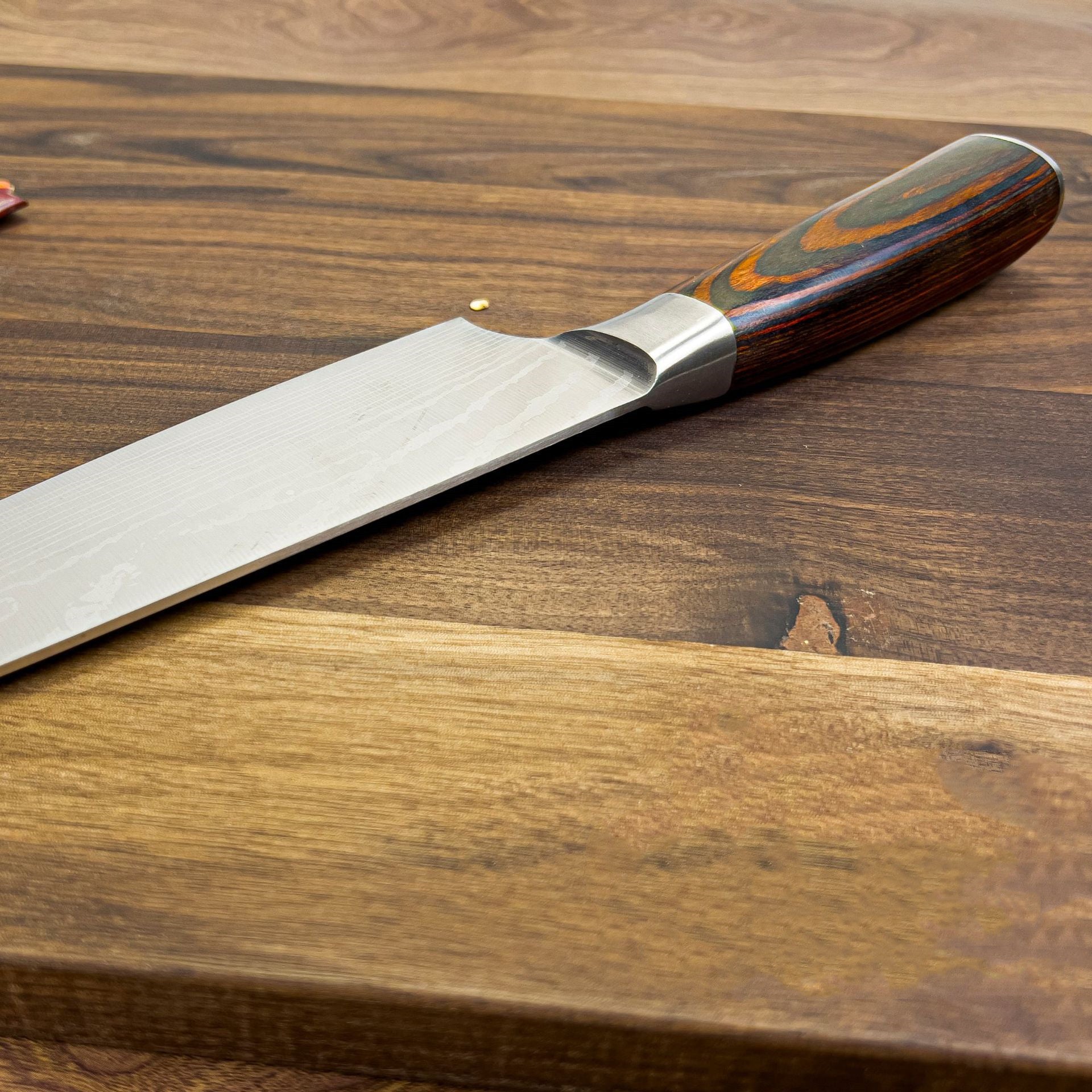 Damascus Pattern Japanese Kitchen Knife