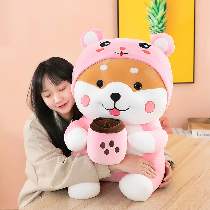 Peluche mascotte cadeau Saint-Valentin