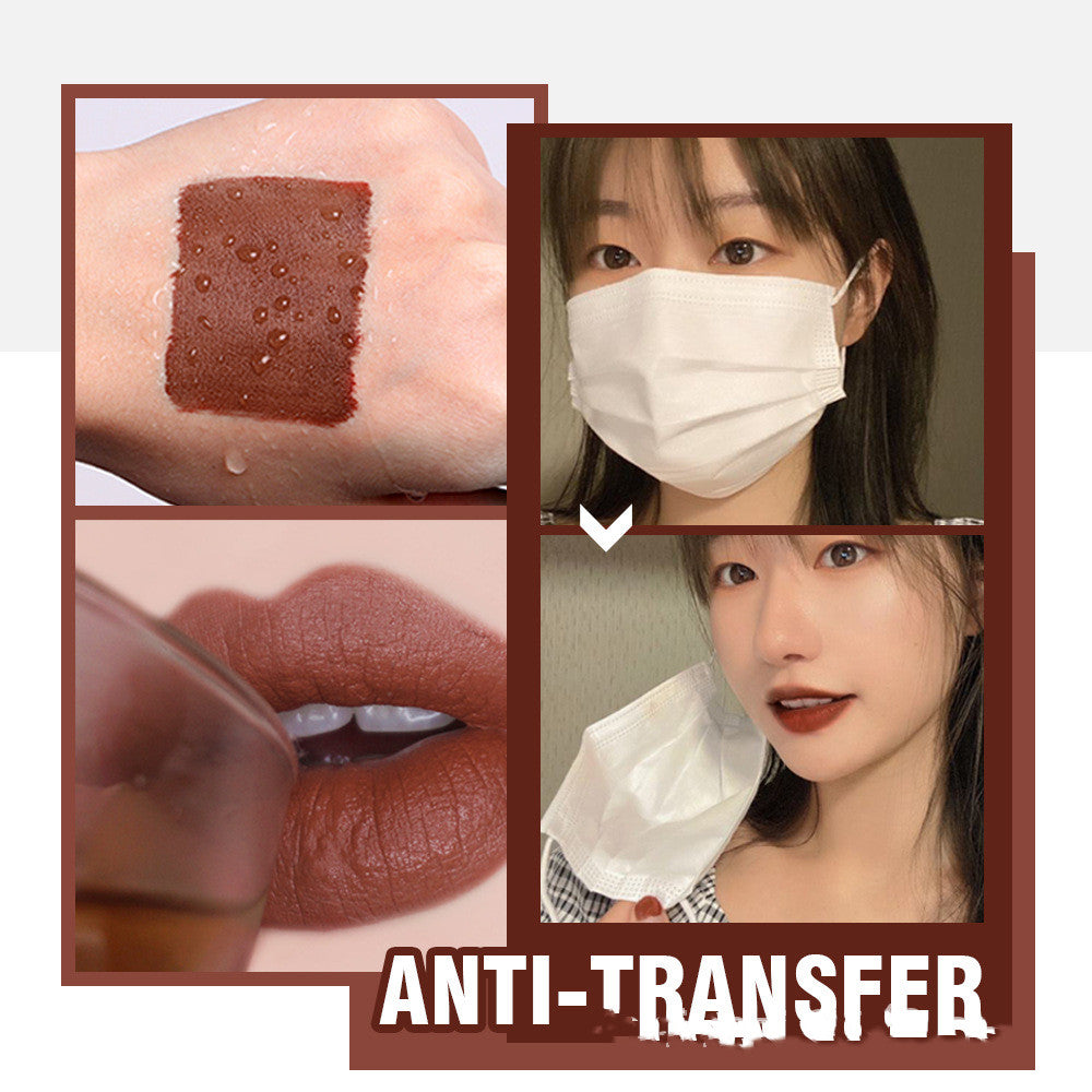 Ensemble de vernis à lèvres mat velouté imperméable et antiadhésif