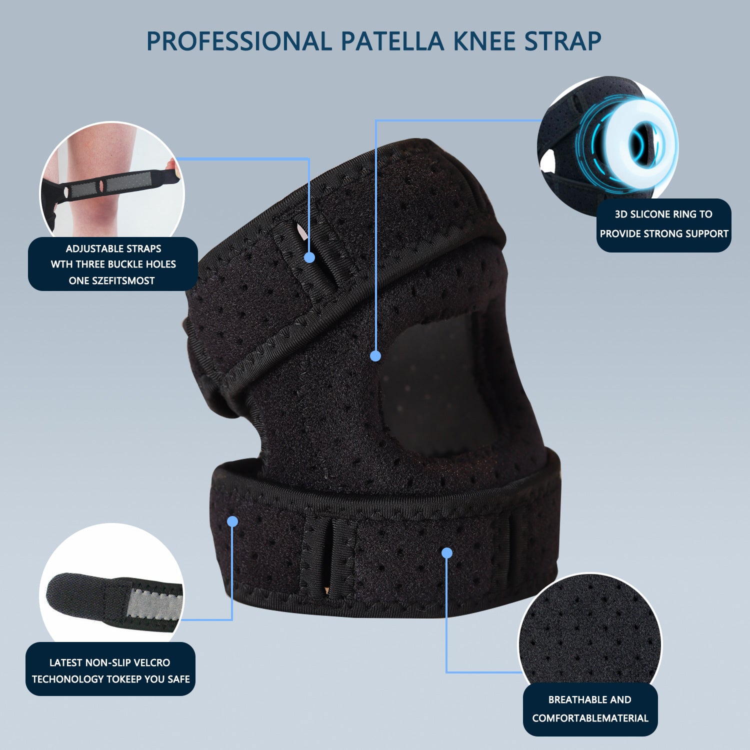 Patella Retinaculum Professional Sports Kneecaps Protection Knee Joint Protector
