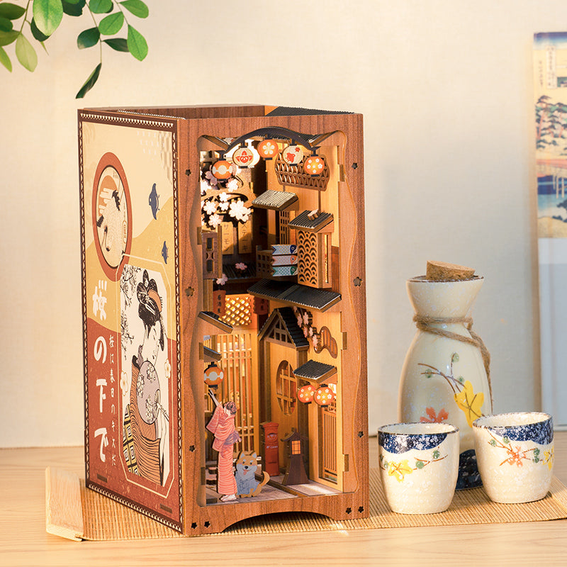 Handmade DIY Bookstand Assembled Miniature Model Ideas