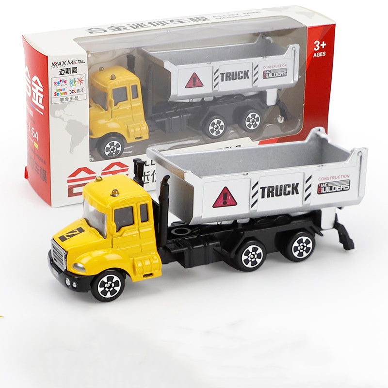 Engineering Vehicle Set Excavator Mixer Truck Children's Toys